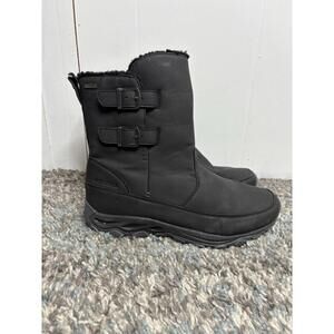 Merrell Boots Womens 9.5 Ice Cap Guide Mid Buckle Waterproof Fleece SHerpa Lined